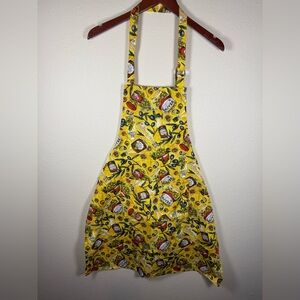 Now Designs Yellow Olive Apron 100% Cotton Adjustable